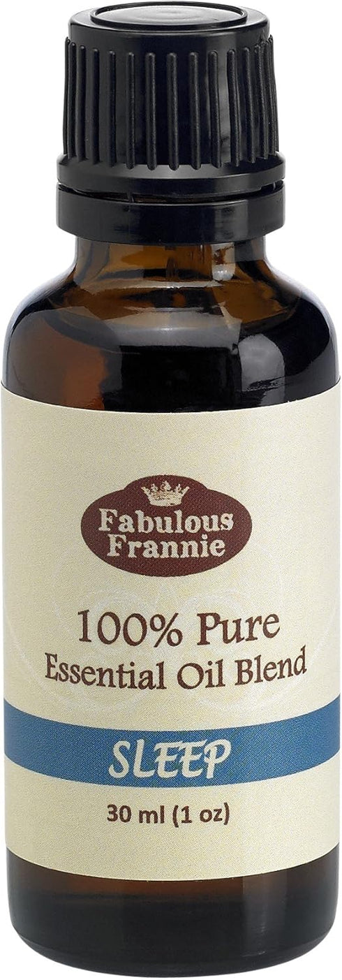 Fabulous Frannie Sleep Pure Essential Oil Blend 30ml Made with Undiluted, Therapeutic Chamomile, Marjoram, Bulgarian Lavender and Vetiver...