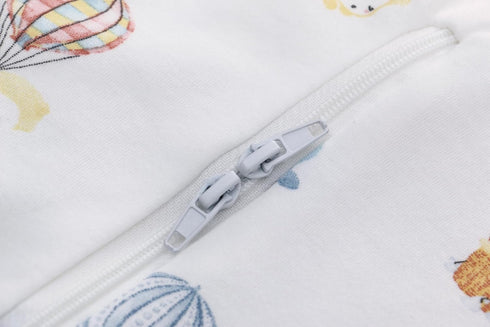 Miracle Baby Sleeping Bag with Feet, TOG 0.5 Sleep Sack Toddler Sleep Sack with Legs, 100% Cotton Long Sleeves Baby Wearable Blanket, Toddler Slee...