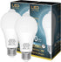 ORALUCE Motion Sensor Light Bulbs Indoor Outdoor 60 watt Equivalent, A19 E26 9W Motion Activated LED Bulb 6000K Cool White, Motion Sensor Light fo...