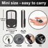 2 Pcs Universal Garage Door Opener Remote Keychain 4-Button Programmable Compatible with Liftmaster Chamberlain Craftsman Opener with Purple Yello...