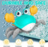 Crawling Crab Baby Toys, Tummy Time Toy Gifts 3 4 5 6 7 8 9 10 11 12 Babies, Automatic Obstacle Avoidance Toddler Interactive Toy with Music Sound...