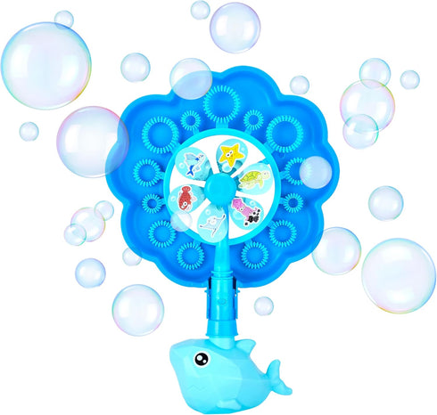 Botabee Cartoon Wind Bubble Wand - Foam Bubble Stick for Kids Party - Unique Spinner Bubble Maker - Indoor and Outdoor Bubble Blaster Fun - Though...