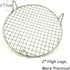 Bacon Cooking Rack for Oven Use Dia 10.4" Wire Cooling Racks for Baking Round Stainless Steel Wire Cooking Racks/Carbon Baking Net/Grill/Pan Grate...