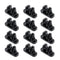 12 Pcs Electric Fence Wood Post Corner Bracket Insulators with Corner Polyrope Plastic Roller Post Insulators...