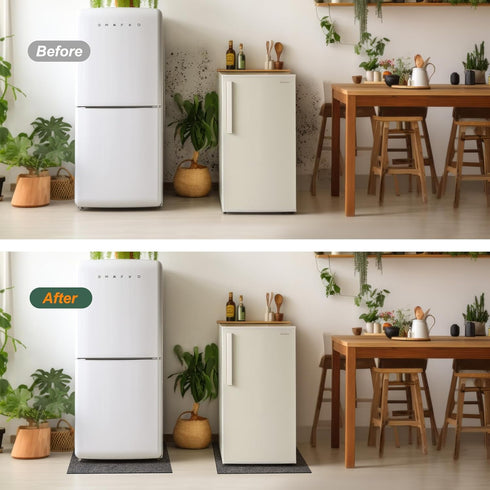 24" x 24" Mini Refrigerator Mats for Carpet Under Fridge Mats Refrigerator Floor Protector Multifunctional Home Appliance Mat Non Slip Backing Fri...