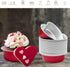 50Pcs Mini Heart Shaped Cake Pans with Lids,100 ml 3.4 oz Disposable Cupcake Cup Mini Aluminum Foil Baking Cups Ramekins Muffin Cupcake Liners for...