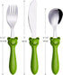 ANNOVA Kids Silverware 6 Pieces Set Children's Flatware - Stainless Steel Cutlery - 3 x Safe Forks, 3 x Dinner Spoons - Safe Toddler Utensils With...