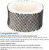 4 Pack HWF62 Humidifier Filter Replacement for Holmes Sunbeam Humidifier Filter A - Replaces HWF62 HWF62CS HWF62D SF212 Filter, Fits Humidifier Models SCM1100, SCM1701, SCM1702, SCM1762, SCM2409