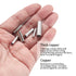120 Pcs Non Insulated Butt Connectors, Uninsulated Butt Splice Connectors, 22-16 Gauge Electrical Wire Seamless Connectors Crimp Ferrule Terminals...