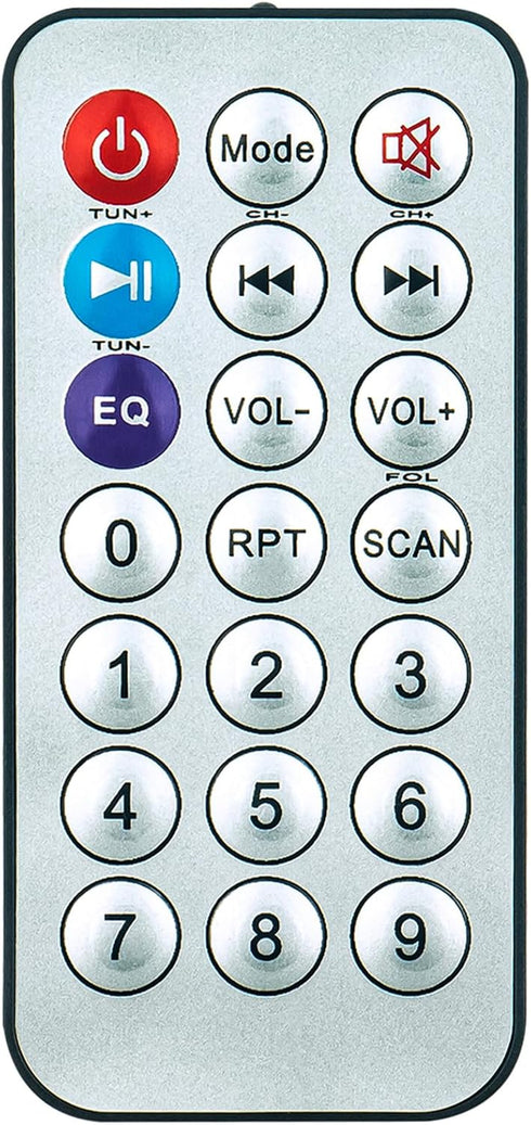 Replacement Remote Control Commander Compatible with QFX Portable Speaker PBX-81 PBX-800TWS PBX-210 PBX-154 PBX-2250 PBX-808TWS PBX-804SM PBX-1205...