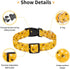 Dog Collar,Personalized Adjustable Cute Puppy Collars for Girl Female Boy Dogs Flower Patterned Design,Soft Pet Collar with Safe Buckle for Small ...