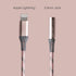 BoomPods Audioline MFI Certified Connector - 3.5mm AUX Jack Headphone Lightning Audio Adapter Braided Cable Cord Connector for iPhone Headphones.....