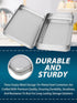 3 Pack Metal Tin Box with Lid, Metal Rectangular Tins With Hinged Lid, Portable Storage Box Containers, for Storage Drawing Pin Candies Jewelry Cr...