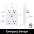 Geeni Smart Wi-Fi 4 Outlet Plug with Surge Protection, – No Hub Required – Compatible with Alexa, Google Home, White – 1-Pack......