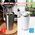 COMOOO 20oz Double Wall Vacuum Insulated Travel Mug, Stainless Steel Tumbler with Lid and Straw Durable Powder Coated Insulated Coffee Cup for Col...