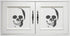 Halloween Skull Stencil, 7.5 x 12 inch (L) - Scary Halloween Head Stencils for Painting Template...