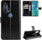 Case for Motorola Edge+ 5G UW Case Cover,Flip Leather Wallet Cover Case for Motorola Moto Edge+ XT2061-1 XT2061-3 Case Black...