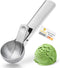 Premium Ice Cream Scoop with Trigger Ice Cream Scooper Stainless Steel, Heavy Duty Metal Icecream Scoop Spoon Dishwasher Safe, Perfect for Frozen ...