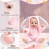 12 Inch Baby Doll with Accessories Set,Pink Rabbit soft baby dolls for 3+ year old girls boy,baby toys for Birthday gift (12 Inch Pink rabbit-YD-W...
