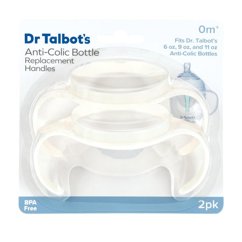 Dr. Talbot's Anti-Colic Bottle Replacement Handles - Feeding Supplies for Newborn - (2-Pack) Fits 6 oz, 9 oz, and 11 oz Bottles...