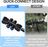 8 Pcs Irrigation Fittings 1/4 Inch Irrigation Parts 6 Way Drip Irrigation Tube Fittings for Irrigation Pipe...