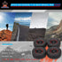 Goolsky 4Pcs AUSTAR AX-3020C 1.9 Inch 103mm 1/10 Scale Tires with Wheel Rim for 1/10 D90 SCX10 CC01 RC Rock Crawler...