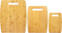 Totally Bamboo 3-Piece Cutting Board Set; 3 Assorted Sizes of Bamboo Wood Cutting Boards for Kitchen...