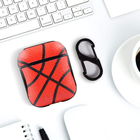 Cute Funny Hard Designer Protective for Case for Boys Kids with Keychain for Charging Case 2&1, Basketball...