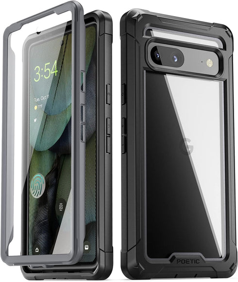 Poetic Guardian Case Compatible with Pixel 7A 5G, Built-in Screen Protector Work with Fingerprint ID, Full Body Hybrid Shockproof Protective Rugge...