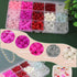 Pamir Tong 640PCS 8mm Assorted Glass Beads for Jewelry Making Kit,Round Valentine Beads, Bracelet Space Loose Beads for Jewelry Making Earring, Ne...