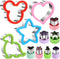 Sandwiches cookie Cutter set,Mouse & Dinosaur & Heart & Star Shapes Sandwich Cutters Cookie Cutters Vegetable cutters-Food Grade Cookie Cutter Sta...