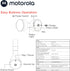 Motorola Bluetooth Wireless Headphones with Microphone, Moto XT500+ Over-Ear Headphones in-Line Control for Calls - Foldable Head Phones, Adjustab...