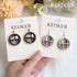 Keoker Back to School Clay Cutters, Polymer Clay Earrings Cutters for Jewelry Making, Bookshelf Polymer Clay Cutters, Teacher Clay Cutters for Ear...