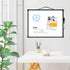 MaxGear Double-Sided Dry Erase Board, 14"x11" Mini Hanging Whiteboard, Small White Board with a Black Dry Erase Marker, Portable for Students - Pl...