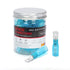 HKS 100PCS Male Spade Connector Blue 16-14 AWG - Heat Shrink Electrical Quick Disconnect Wire Connectors Kit - Tinned Red Copper - Automotive Mari...