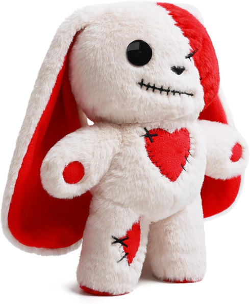 Crazy Bunny Toys for Kids,Cute Dreadful Bunny Stuffed Animal Long-Eared Standing Toy, Adorable Easter Anxiety Rabbit Plushie Birthday Gift for Kid...