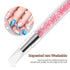 5 Pcs Nail Art Sculpture Pen Dual Tipped Silicone Nail Tools Nail Art Acrylic Pen Silicone Brushes for Resin Nail Art Tools for Design Nail Foil C...