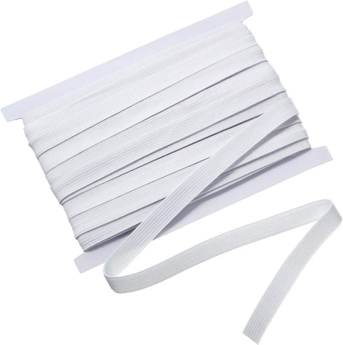 Shappy Elastic for Sewing Knit Elastic Band(1/2 Inch X 11 Yards,White)...