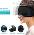 Wireless Sleep Mask,SKEYEOL Sleep Headphones,Adjustable&Washable Music Travel Sleeping Headset with Built-in Speakers Microphone Hands-free for Ai...