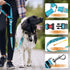 Removable Dog Seat Belt Harness for Car, 3 in 1 Pet Dog Car Seatbelt Leash, Retractable Restraint Secures to Vehicle Headrest & Adjustable Reflect...