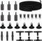 19.68 feet Black Aquarium Airline tubing 6 air Stone for Aquarium 6 Aquarium Check Value for Fish Tank 6 Aquarium Suction Cups 3 Each Aquarium air...