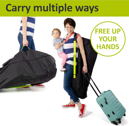 V VOLKGO Stroller Bag for Airplane, Large Cover for Airtravel, Jogger & Umbrella Stroller Cover for Travel - Fits Most Sizes, Gate Check Bag, Heav...