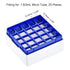 uxcell Centrifuge Tube Freezer Storage Box 25 Places Waterproof Polypropylene Cryogenic Holder Rack for 1.8/2ml Microcentrifuge Tubes Vials Sample...