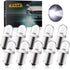 Qasim LED 6V 6.3V DC BA9S GE44 47 Pinball LED Light Bulb 53 57 1895 1891 64111 for Arcade Pinball Machine Cars Vintage Old Radio Light(Pack of 10,...