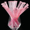 100-PCS Pink Glitter Plastic Swizzle Sticks, Crystal Cake Pops, Cocktail Coffee Drink Stirrers, Lolipop Stick for Valentines Day Christmas Party, ...