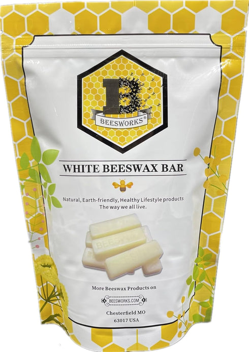 White Beeswax Bars (6 oz) | 100% Pure, Cosmetic Grade, Triple-Filtered Beeswax for DIY Skin care, Lip Balm, Lotion and Candle Making (1 oz Bars - ...