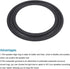 MECCANIXITY Rubber Speaker Foam Edge Surround Rings 4.5 Inch 76mm x 116mm Perforated Subwoofer Rings Replacement Parts for Speaker Repair or DIY B...