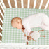 Green Gingham Checkered Crib Sheets for Boys and Girls, Fitted Baby Crib Sheets Soft and Breathable Mini Crib Sheets 52 X 28 Inches...