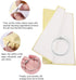 SEVENWELL 2pcs Jewelry Polishing Cleaning Cloth Large 10 x 12in for Sterling Silver Jewelry Gold, Diamond, Platinum, Coins (Yellow)...