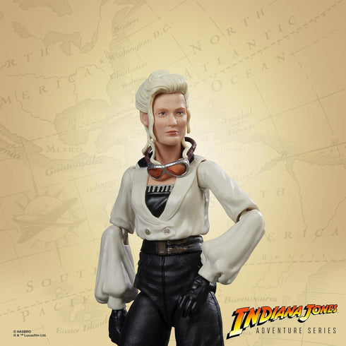 Indiana Jones and The Last Crusade Adventure Series Dr. Elsa Schneider Action Figure, 6-inch Action Figures, Toys for Kids Ages 4 and Up, Medium...